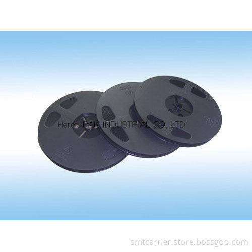 Blue / Black / White 7 Inch 12mm Plastic Spools And Reels For Smd Diodes